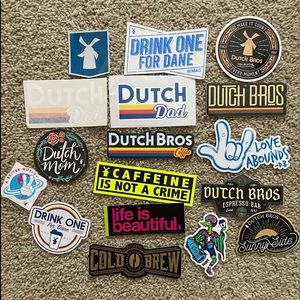 Dutch Bro’s sticker bundle